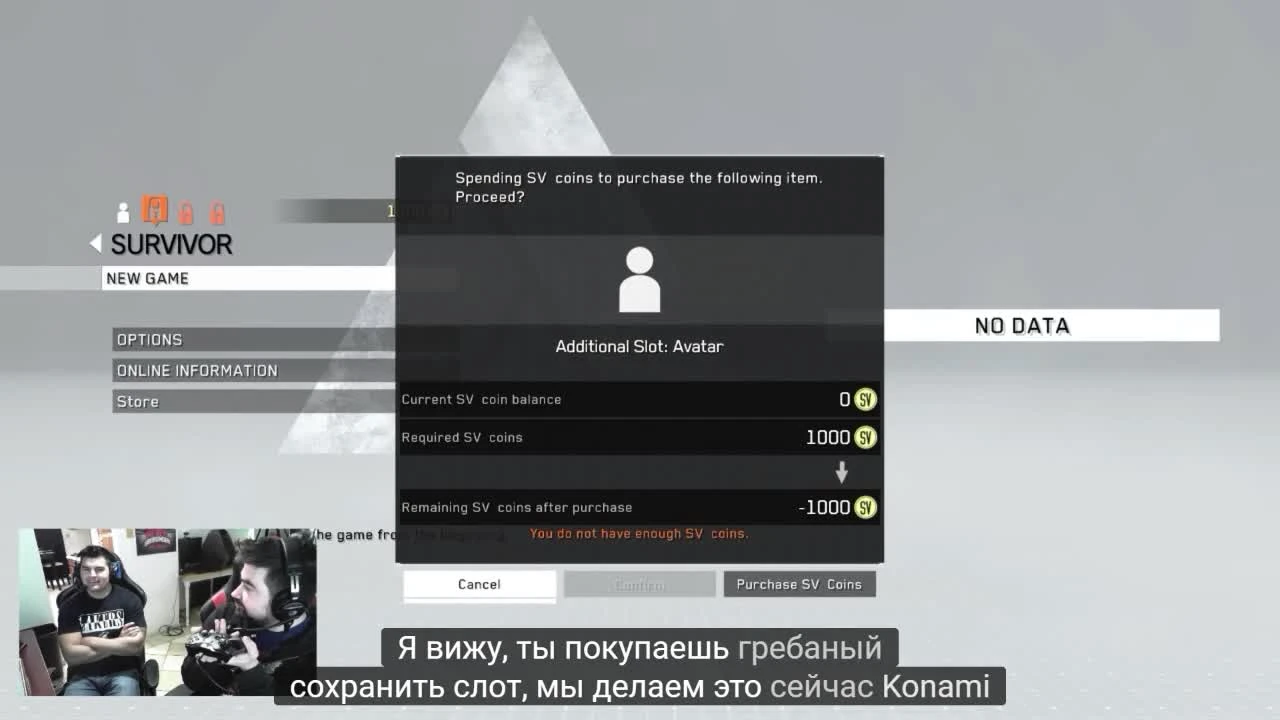 Konami продаёт слоты сохранения в Metal Gear Survive - Angry Joe Бомбит [rus auto sub]