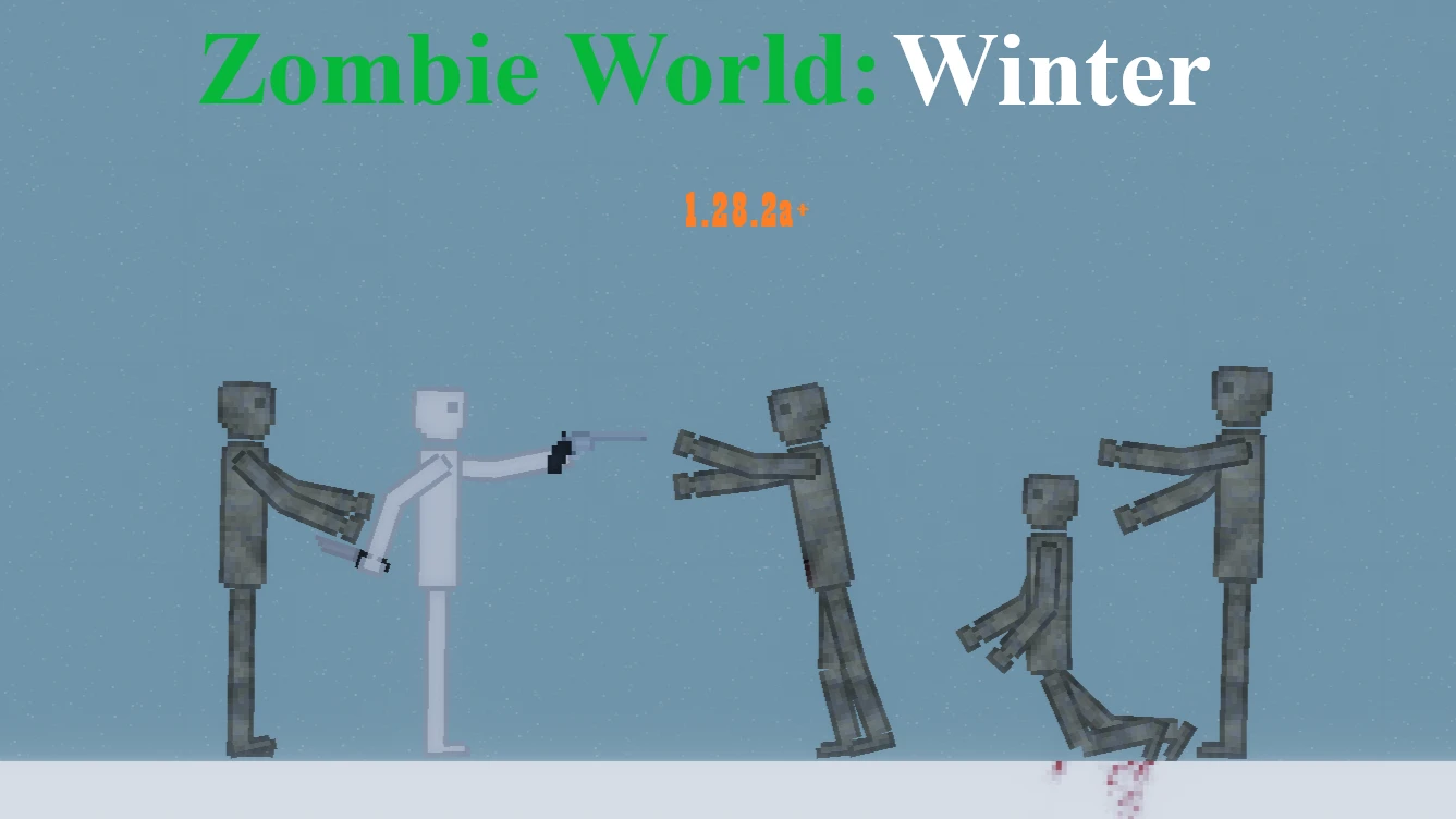 People Playgroun "ZombieWorld:Winter" [1.28.2a+]