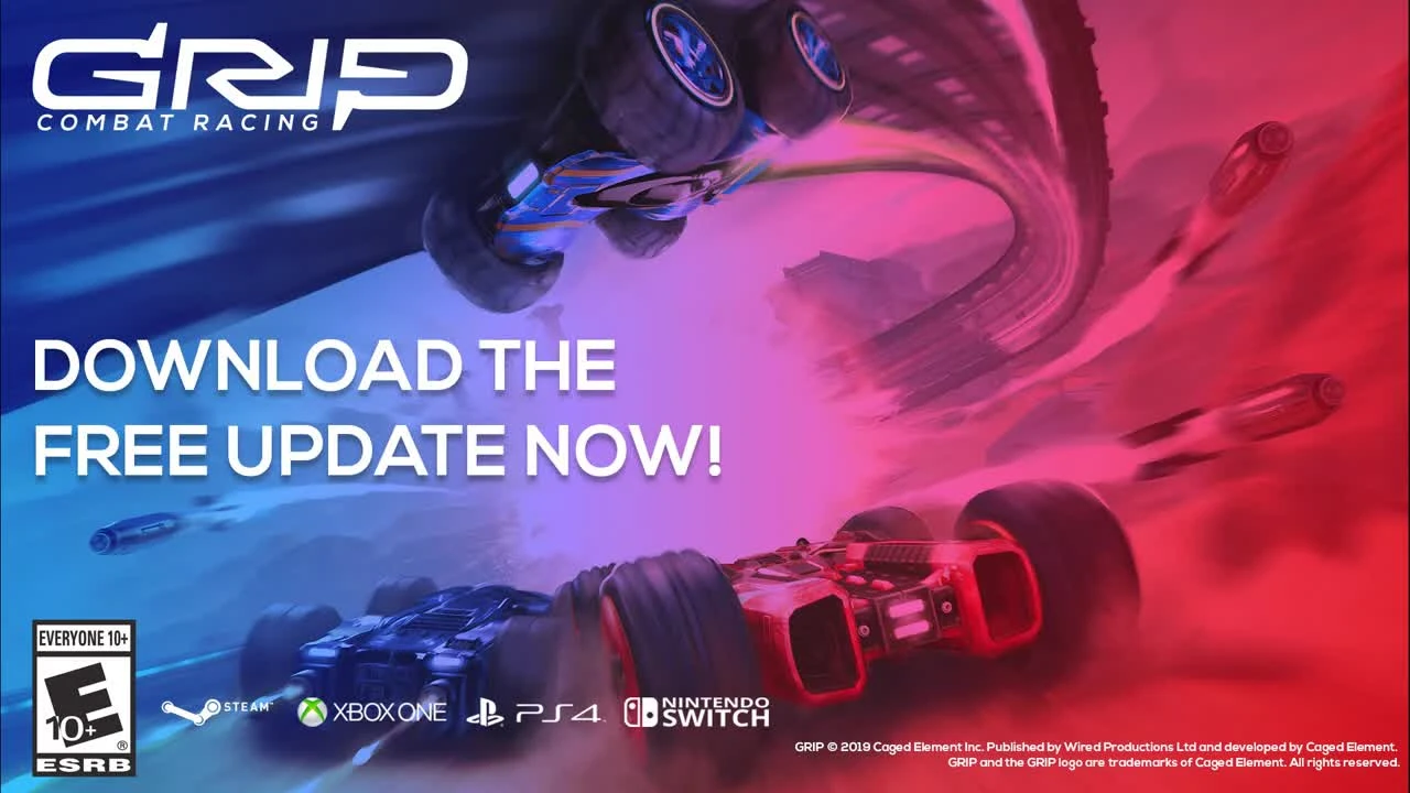 Трейлер обновления для GRIP: Combat Racing