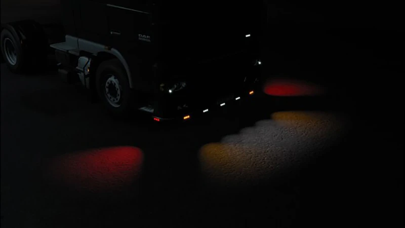 Euro Truck Simulator 2 "Светодиодные габаритные огни для грузовиков" [v1.1]