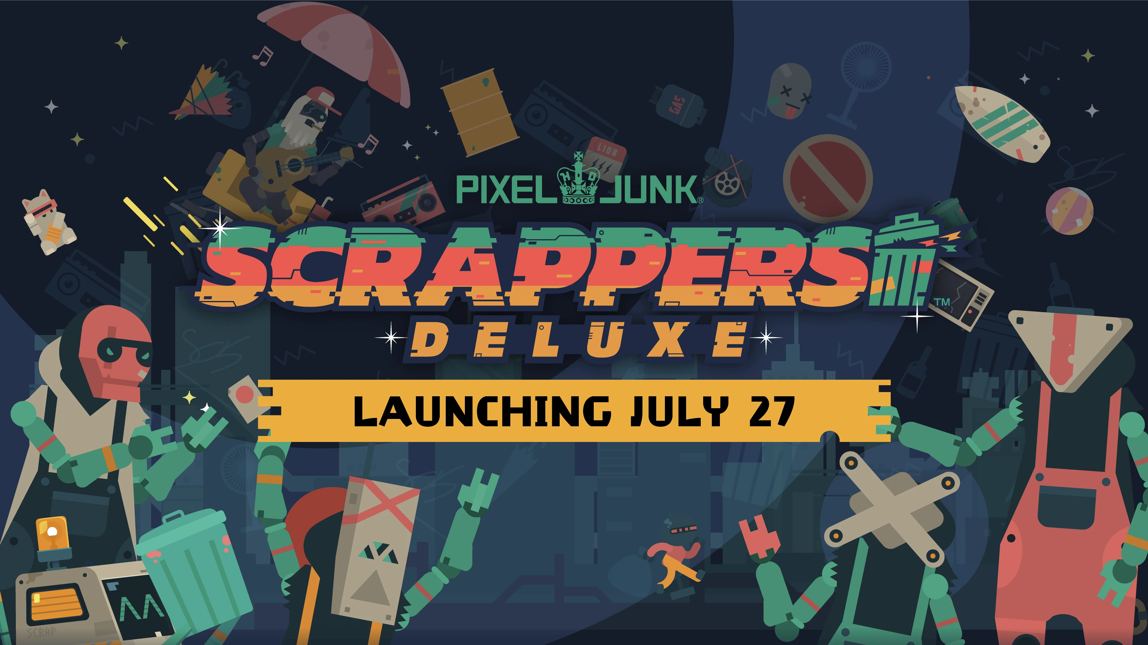 PixelJunk Scrappers Deluxe выходит 27 июля