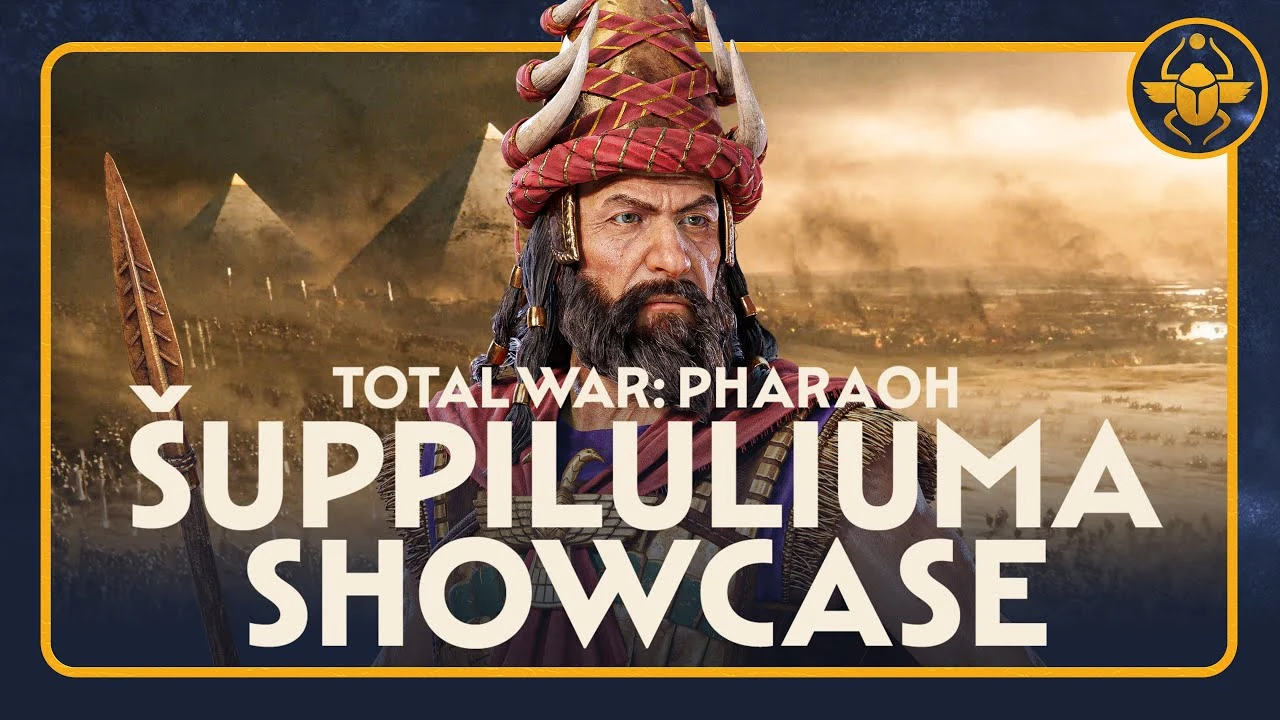 18-минутный ролик Total War: Pharaoh демонстрирует геймплей за царя хеттов Суппилулиуму