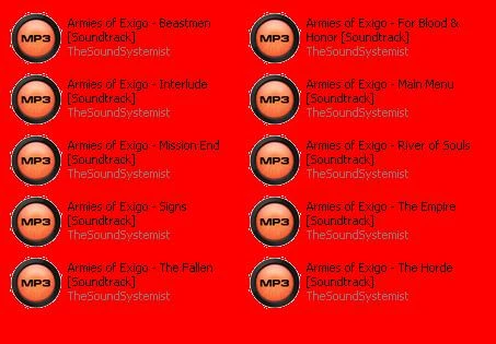 Armies of Exigo "SOUNDTRACK"