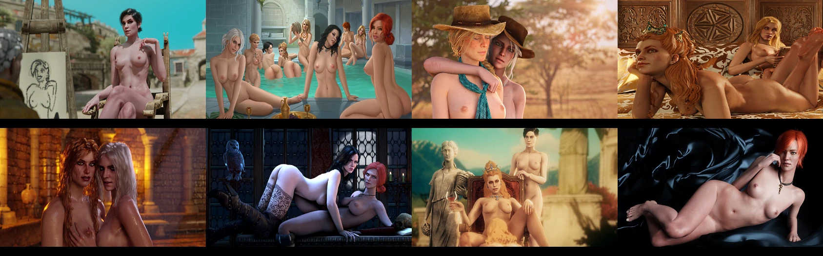 Witcher 3 "Эротические заставки"