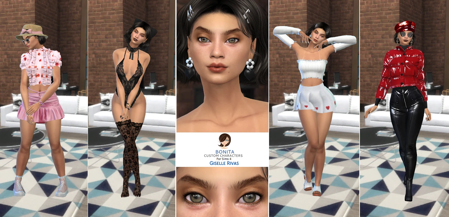 The Sims 4 "Персонаж - Жизель Ривас"