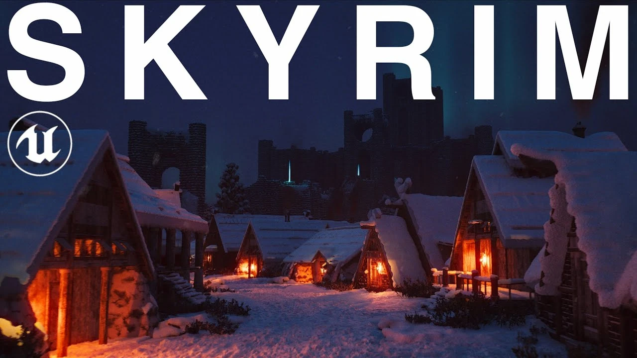 Винтерхолд из Skyrim воссоздали на Unreal Engine 5 с соблюдением реалистичных размеров