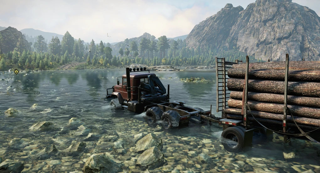 SnowRunner "Карта "Предгорье Саяна""