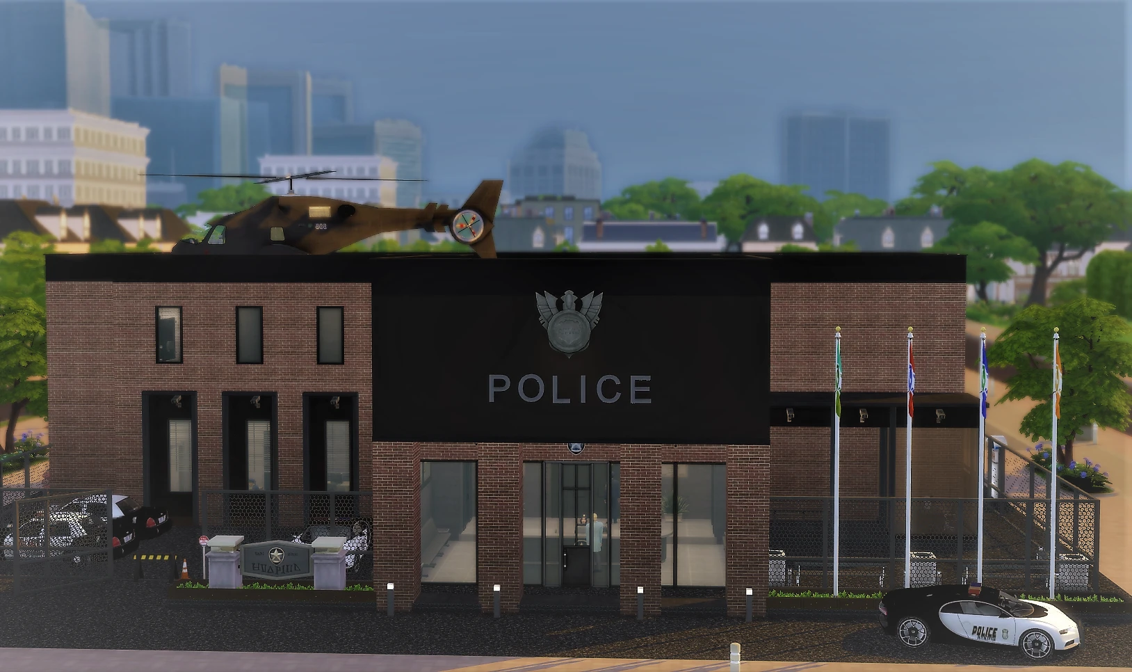 The Sims 4 " Полицейский участок"