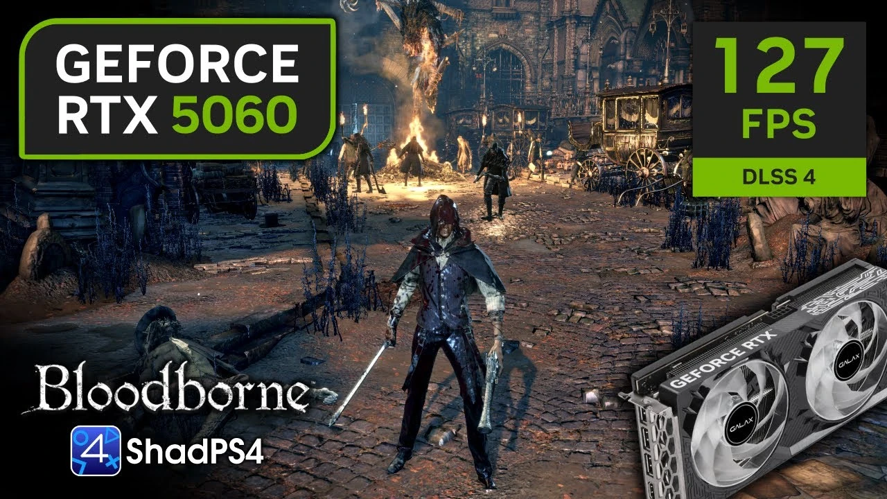 Bloodborne на ПК: Тест RTX 5060 в эмуляторе ShadPS4