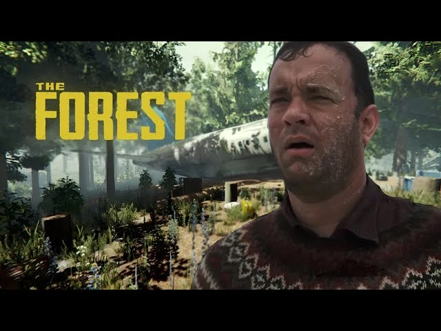 Том Хэнкс из фильма "Изгой" в The Forest