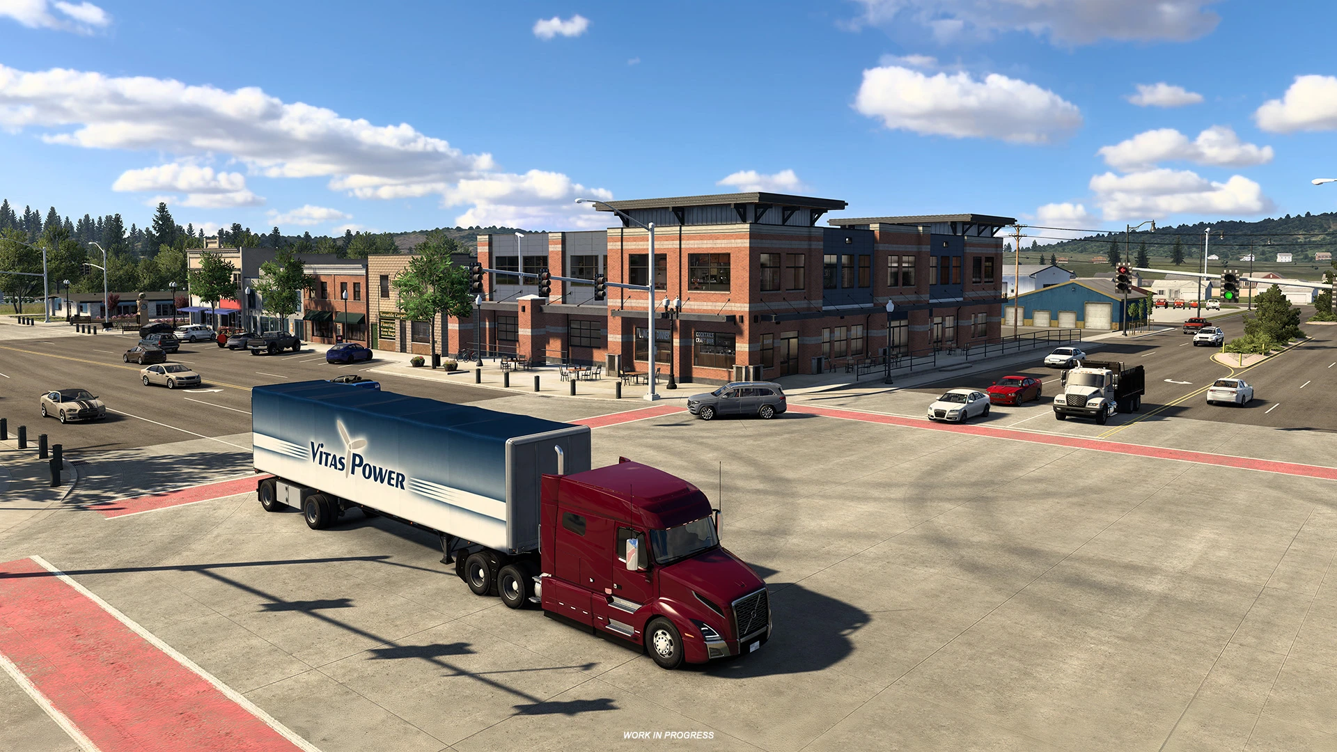 Новые скриншоты из будущего DLC Южная Дакота для American Truck Simulator - города