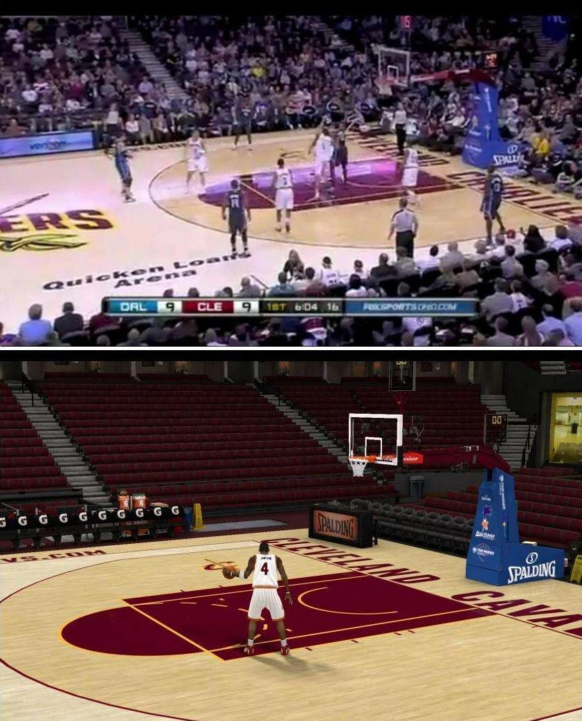 NBA 2K11 "HD площадка Кливленда"