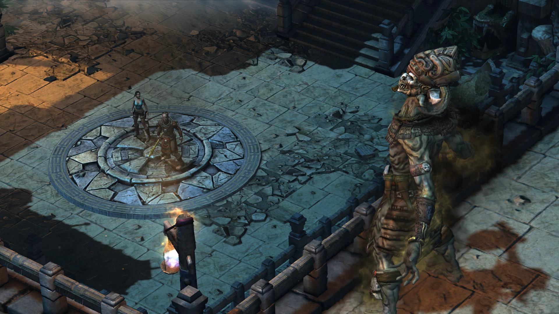 Lara Croft and the Guardian of Light - сверху вместе