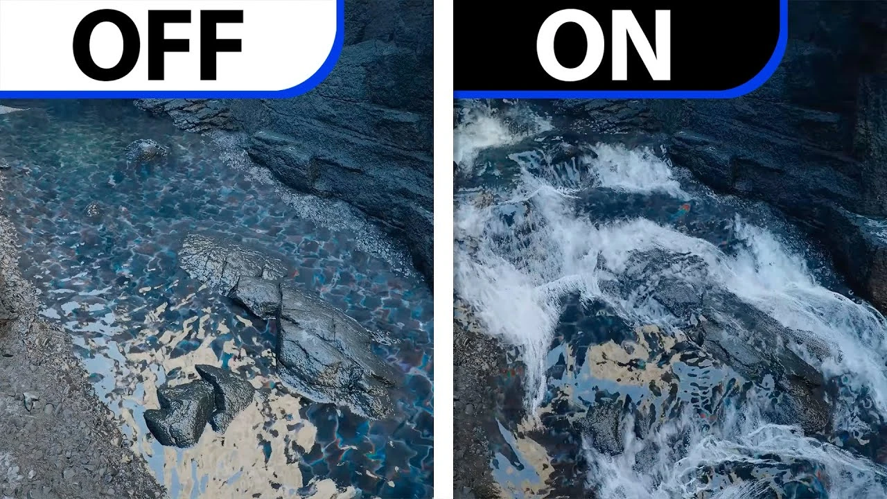 Технологическая демонстрация и сравнение графики Crimson Desert на движке BlackSpace