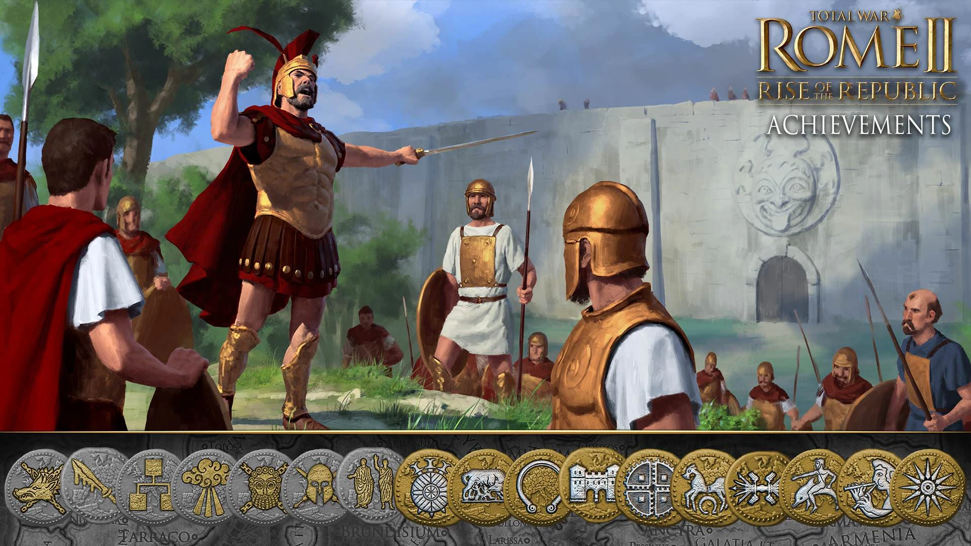 Список достижений из дополнения Rise of the Republic для Total War: Rome 2