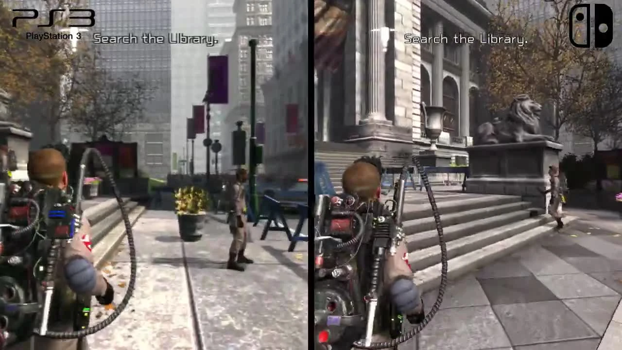 Сравнение Ghostbusters: The Video Game - Switch vs. PS3