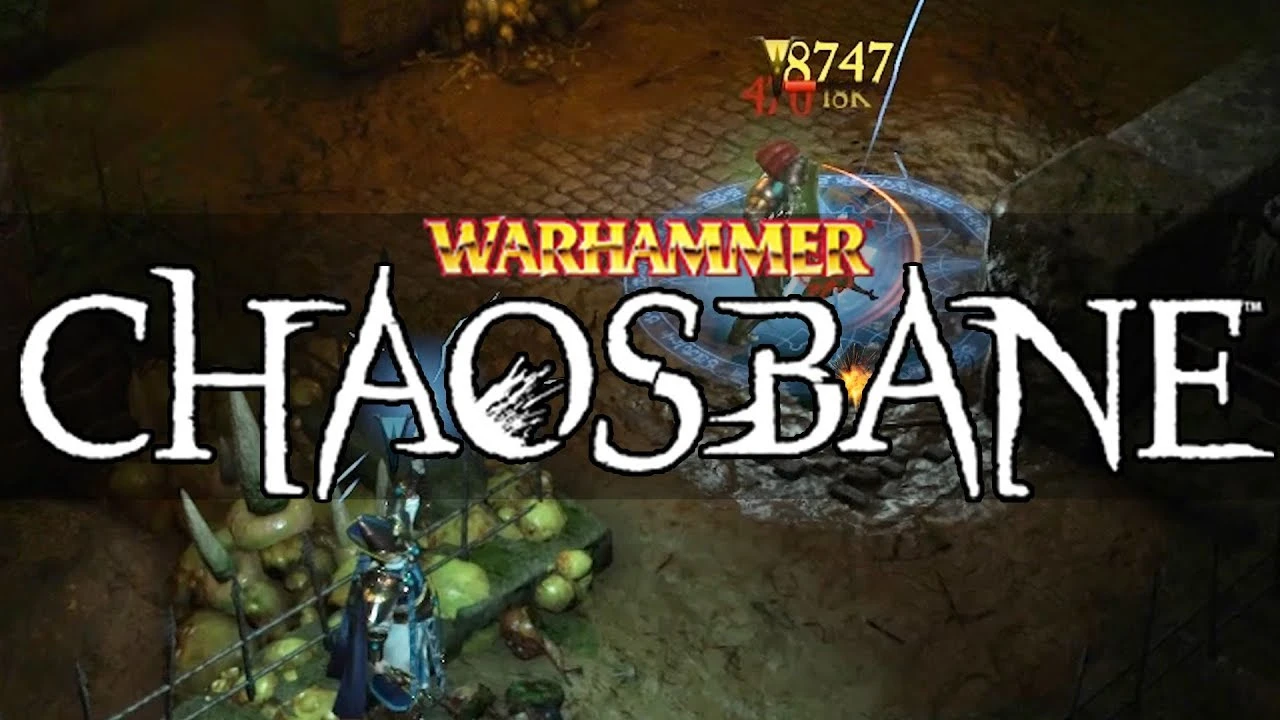 Геймплей за Конрада Воллена - одного из героев Warhammer: Chaosbane