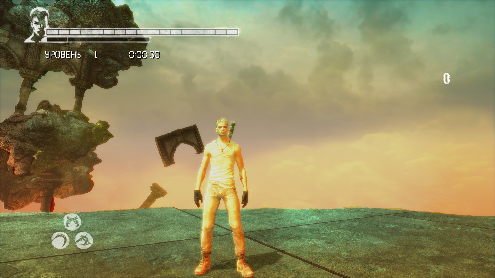 DmC: Devil May Cry "Пустой Данте Без плаща"