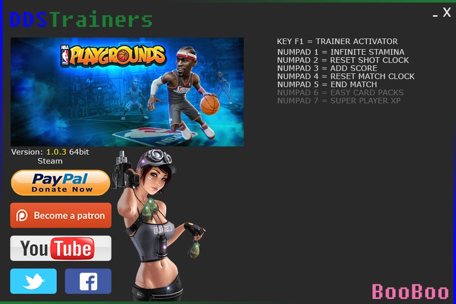 NBA Playgrounds: Трейнер/Trainer (+5) [1.03: 64bit] {BooBoo}