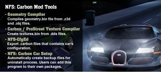 NFS: Carbon "ModTools v1.1"