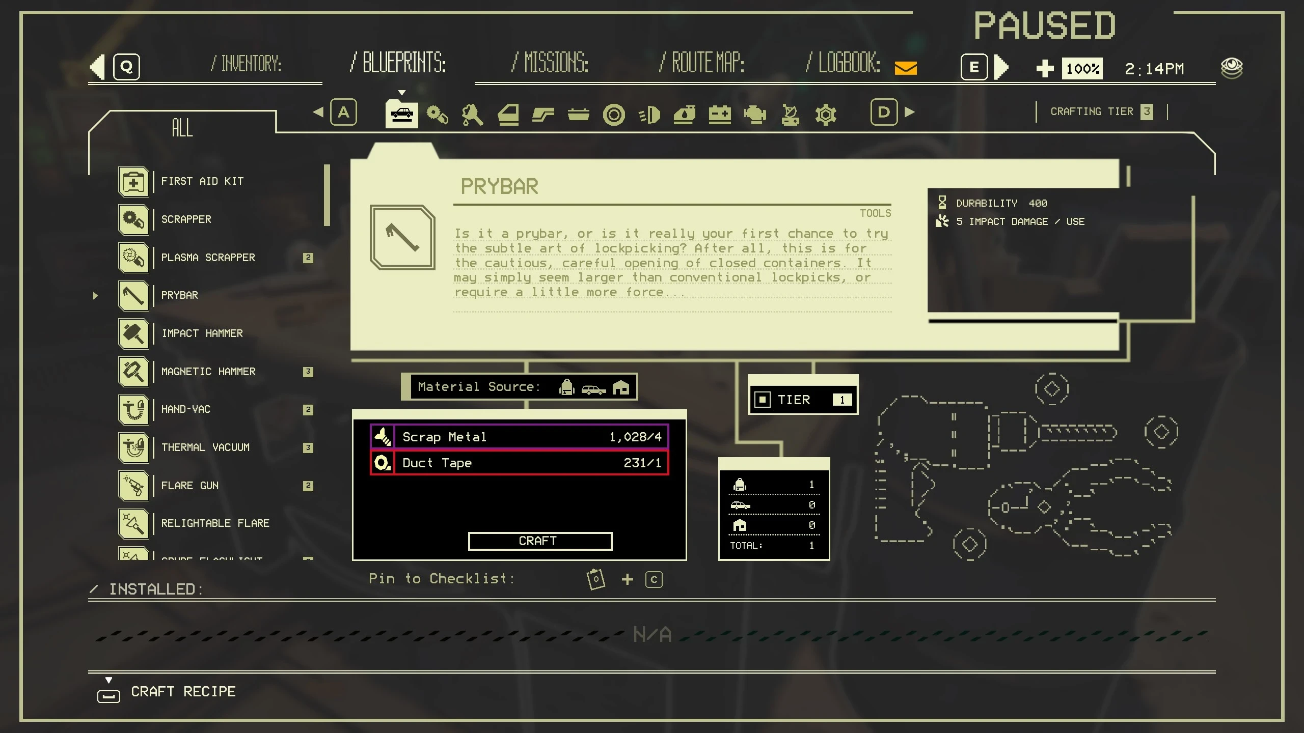 Pacific Drive "Повышенная долговечность инструментов"
