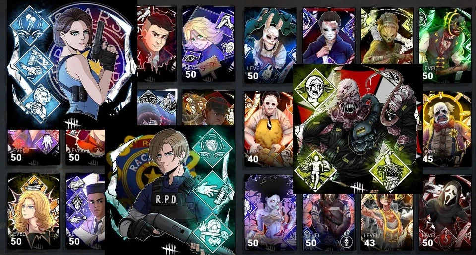 Dead by Daylight "Аниме портреты Выживших и Убийц I 5.0.0"