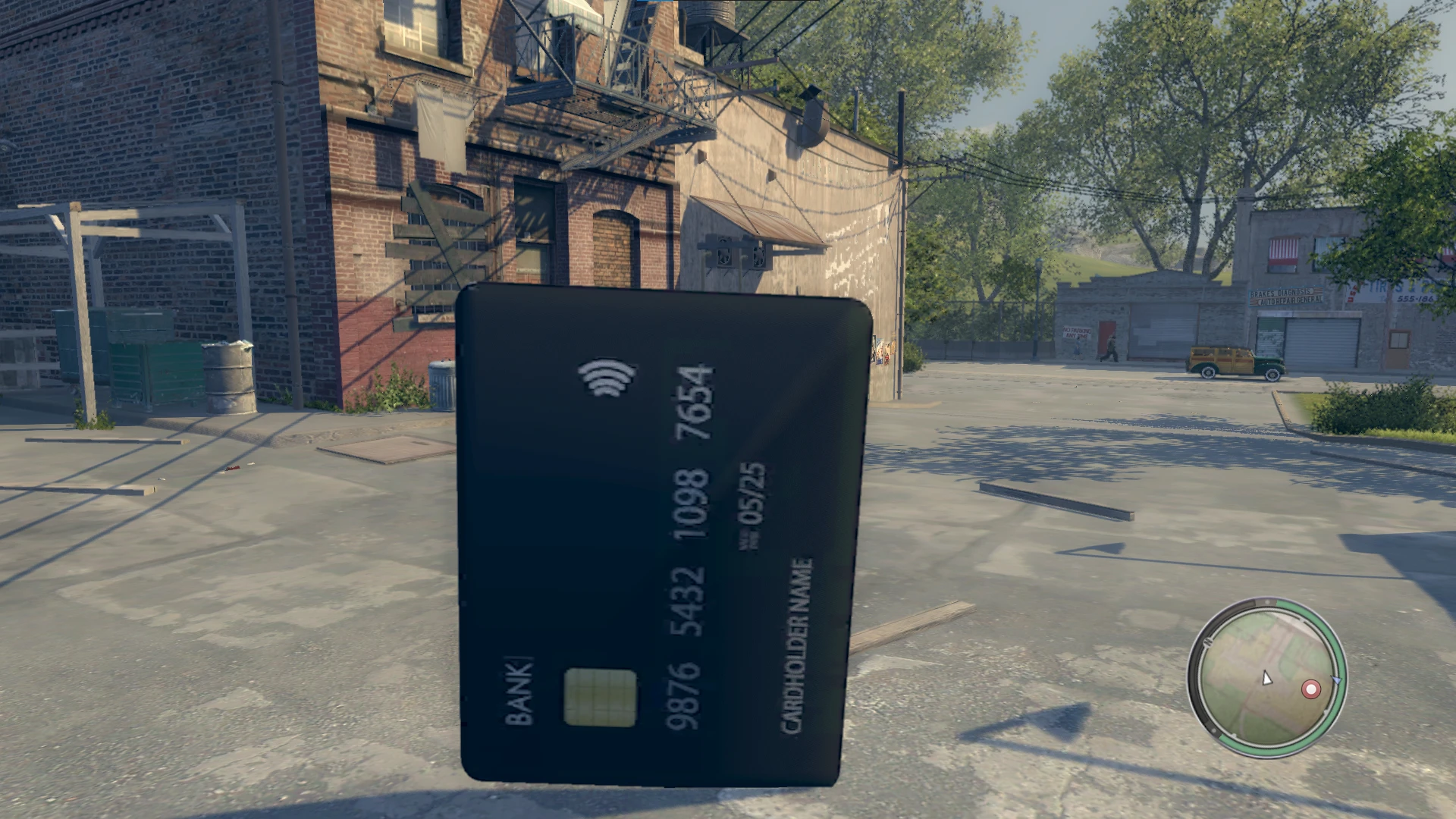 Mafia 2 Classic "Персонаж Банковская Карта"