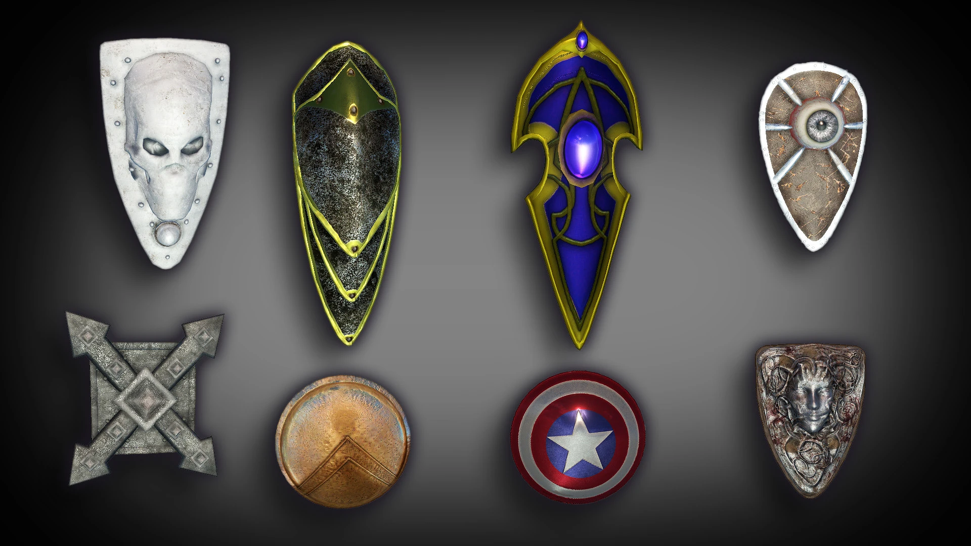 Mount & Blade 2: Bannerlord "Фэнтезийные щиты"