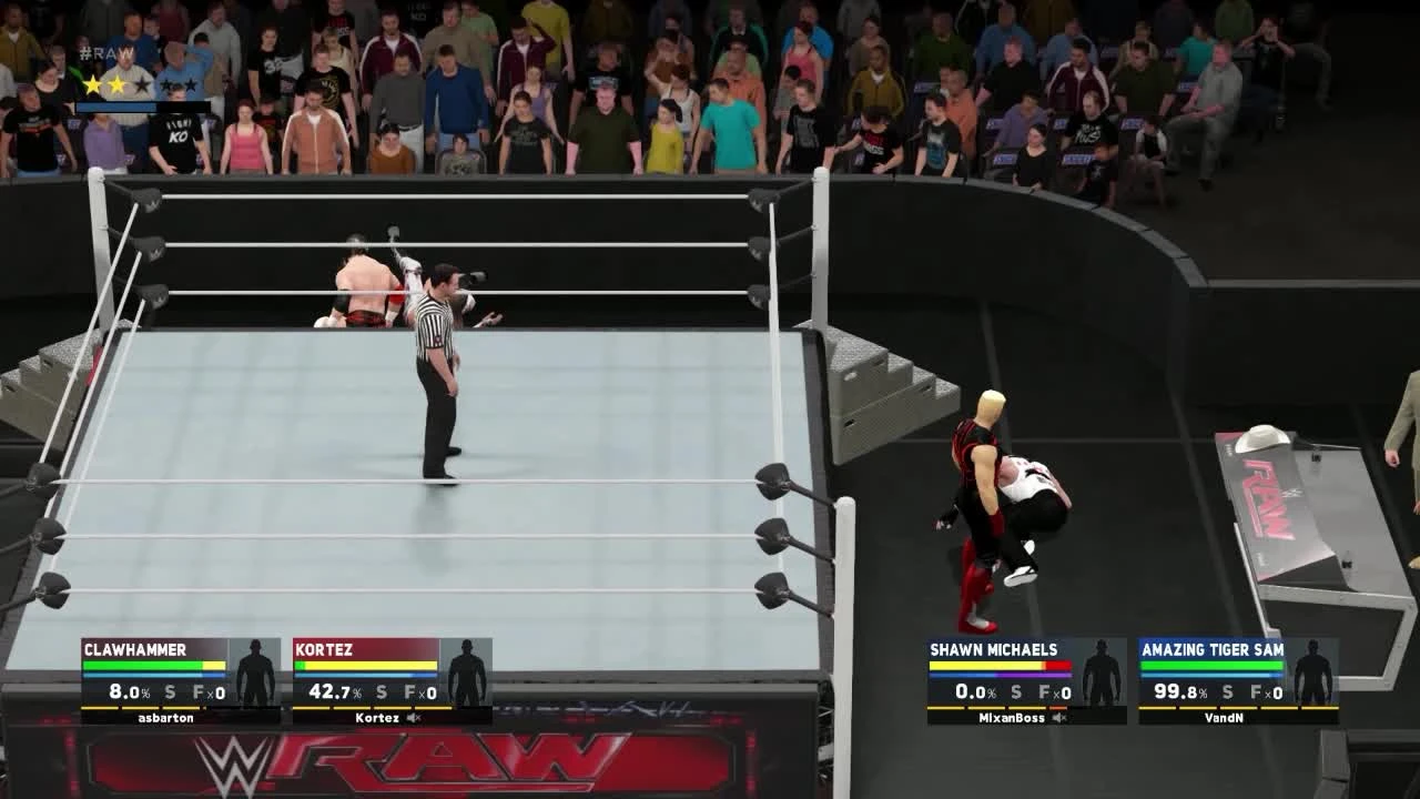 Зверский Командник в онлайне (wwe 2k17)