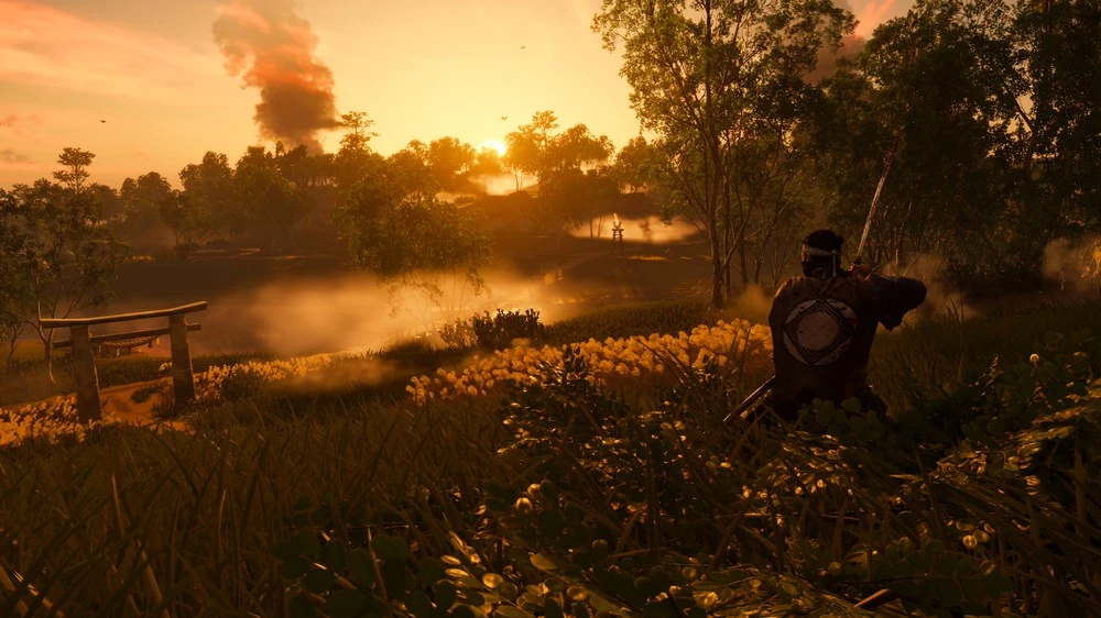 Японская турфирма сравнила локации из Ghost of Tsushima с реальными фото острова Цусима