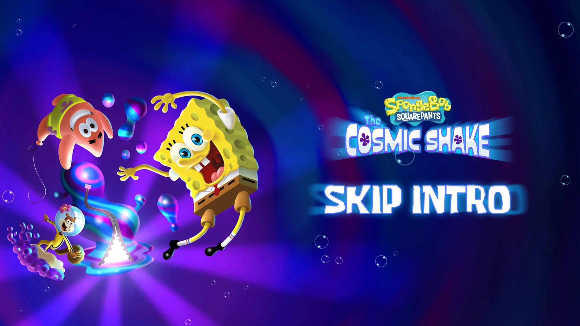 SpongeBob SquarePants: The Cosmic Shake "Пропуск интро"