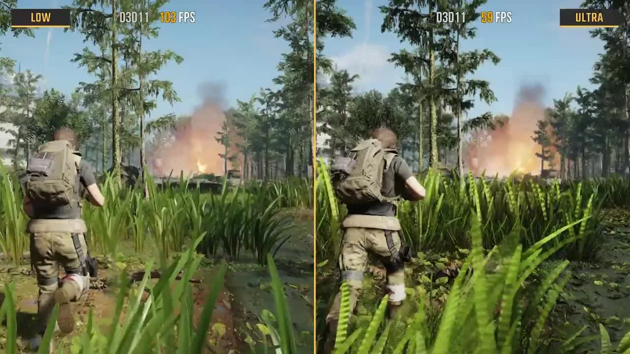 Ghost Recon Breakpoint (beta) - сравнение на низких и высоких настройках