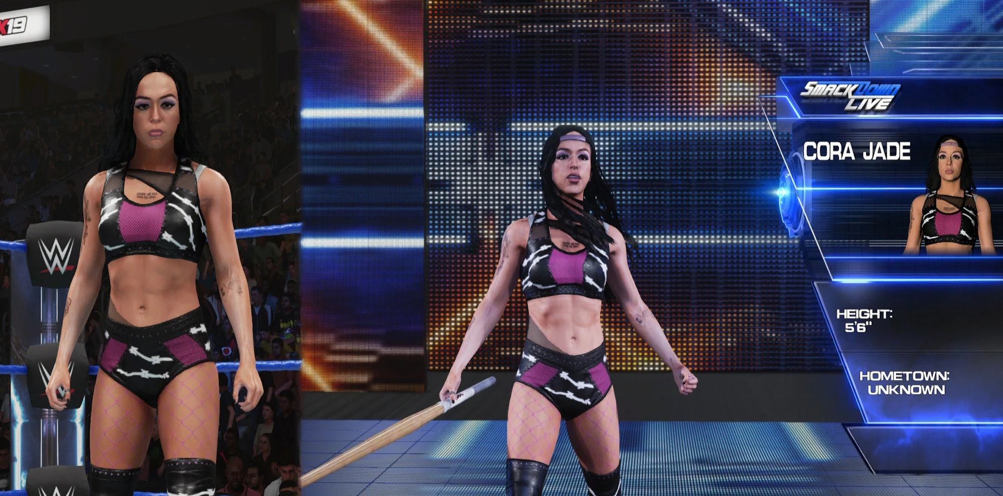 WWE 2K19 "Кора Джейд из WWE 2K25"