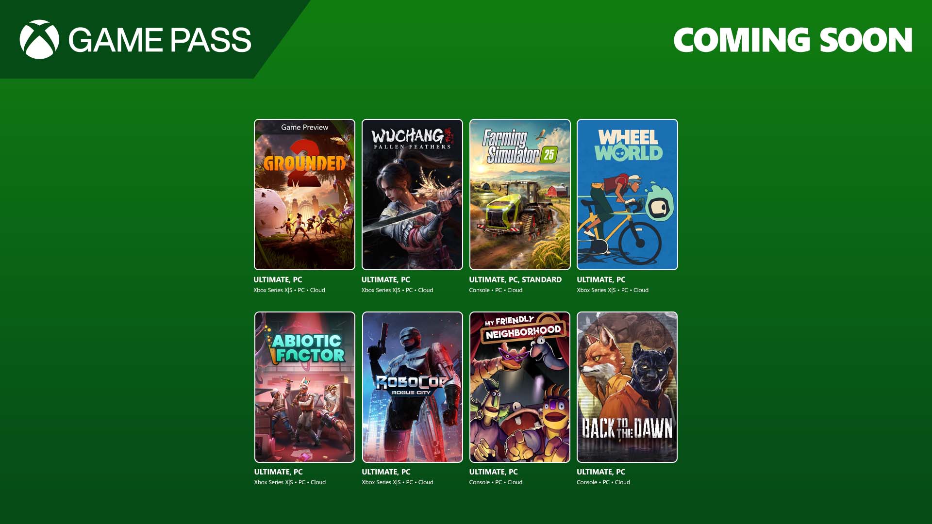 Xbox Game Pass: игры второй половины июля - от High On Life до Grounded 2