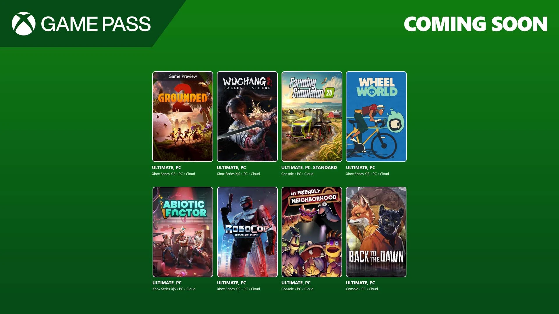 Xbox Game Pass: игры второй половины июля - от High On Life до Grounded 2