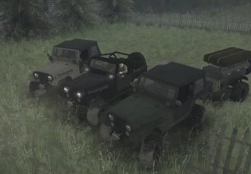 Spintires: MudRunner "Мод Jeep CJ Renegade Overland версия 10.08.18 (v18/05/21)"