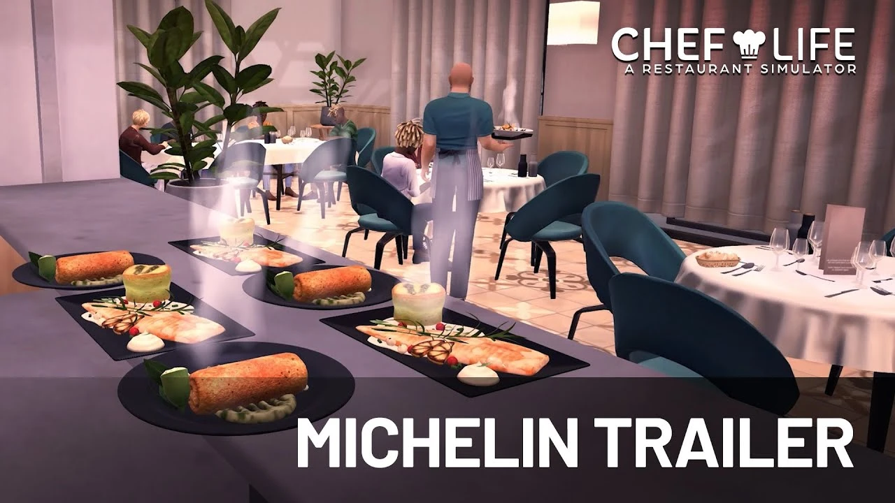 Новый трейлер Chef Life: A Restaurant Simulator посвящён сотрудничеству с гидом "Мишлен"