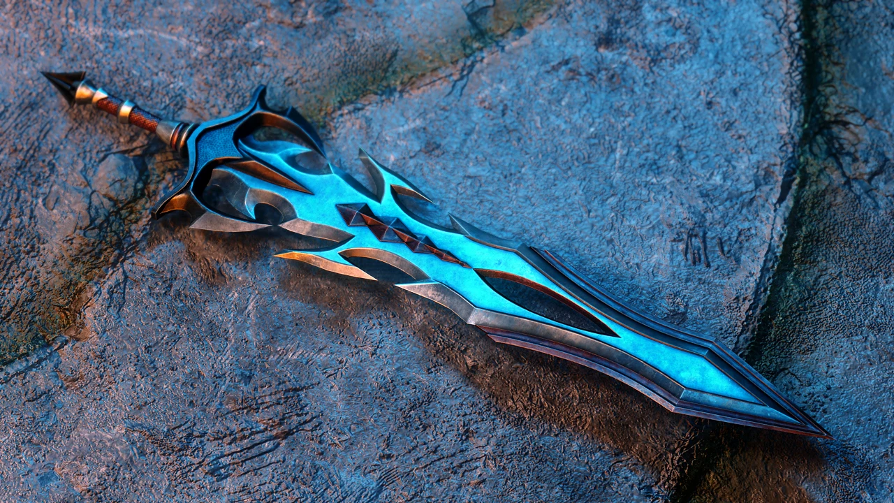 Skyrim "Меч дракона из Adventure Quest"