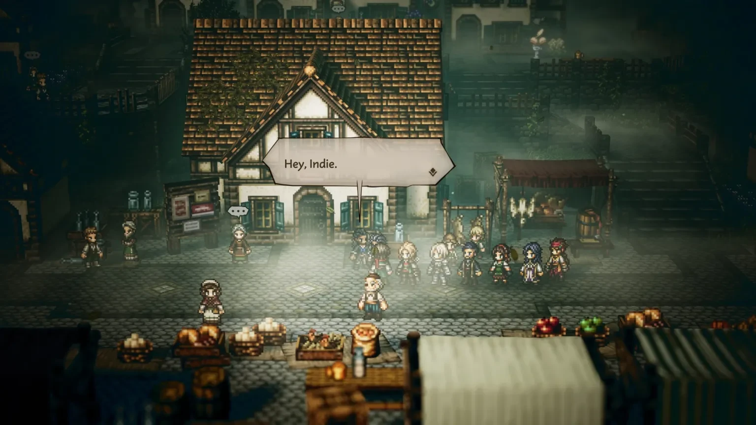 Прохождение второй главы сюжетной ветки "Владыка Богатства" в Octopath Traveler 0 - босс Соня