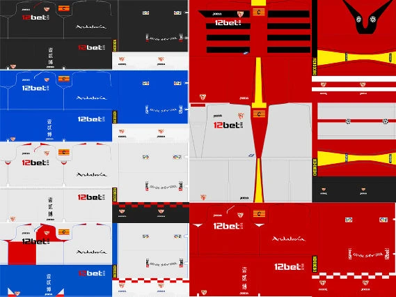 PES 2009 "Sevilla 09/10 Kit Set by mendocino"