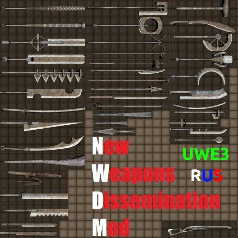 Kenshi "Пак оружия NWDM Light Русская Версия - только для Universal Wasteland Expansion (UWE3)"