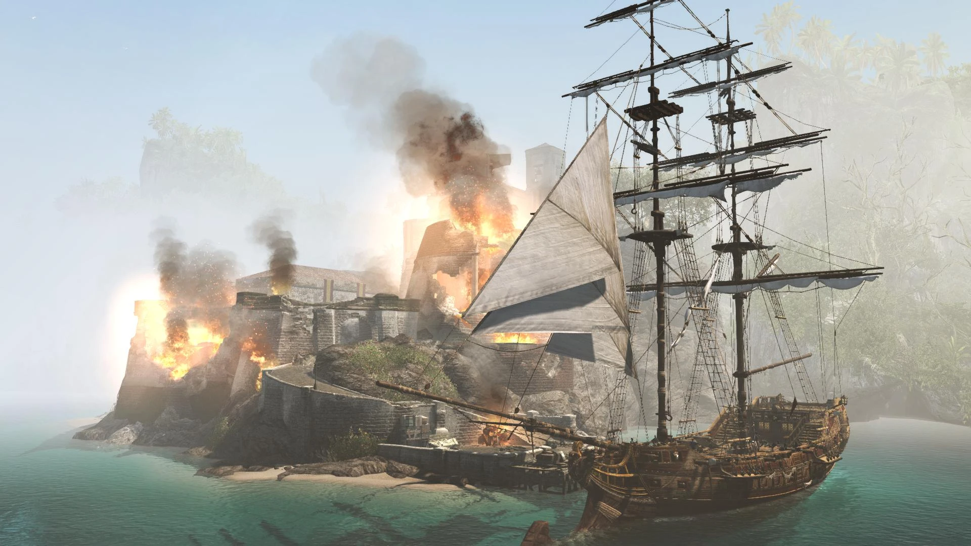 Assassin's Creed 4: Black Flag - Механика - Морской геймплей - Форты