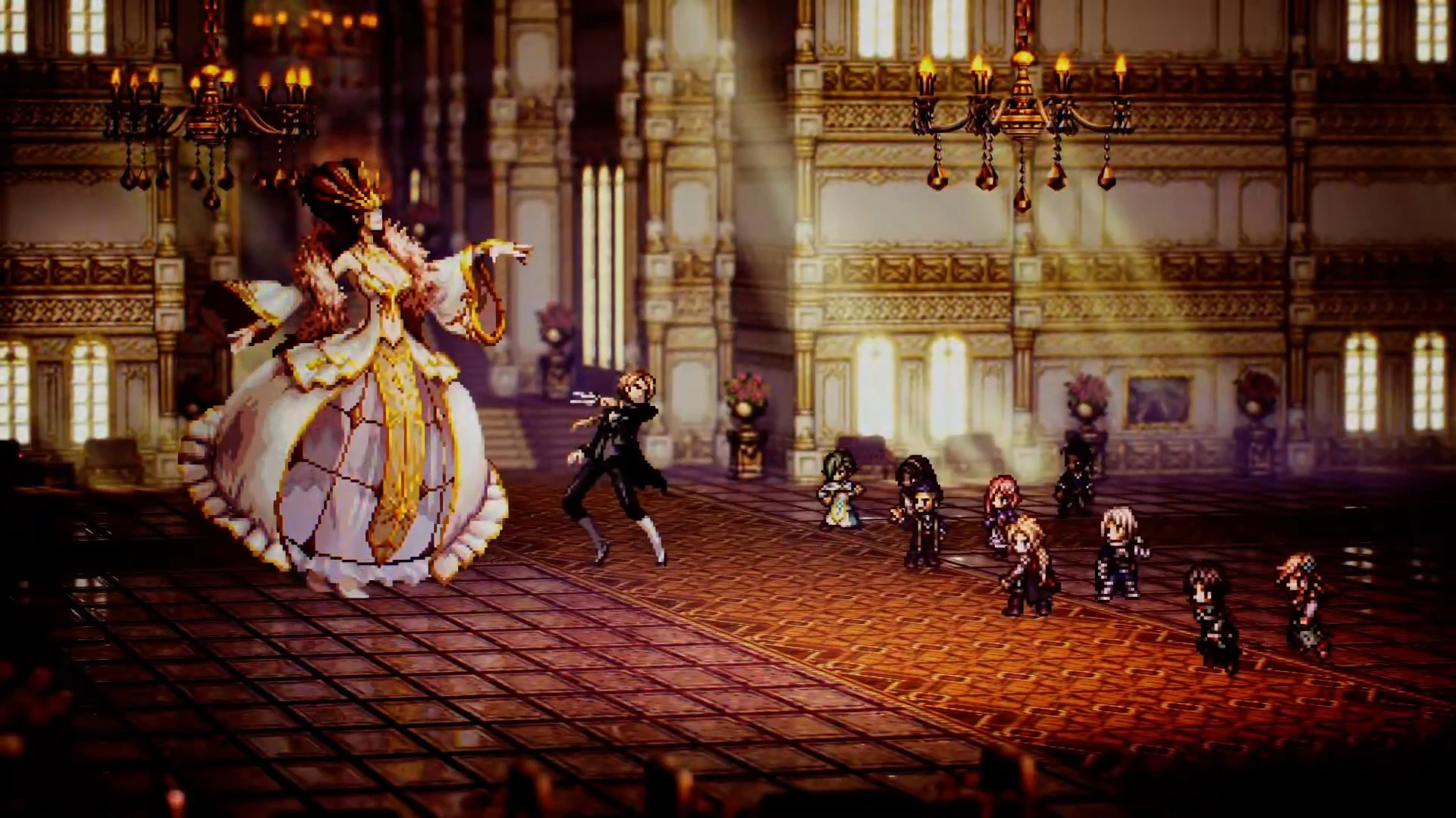Как победить Леди Эрминии в Octopath Traveler 0