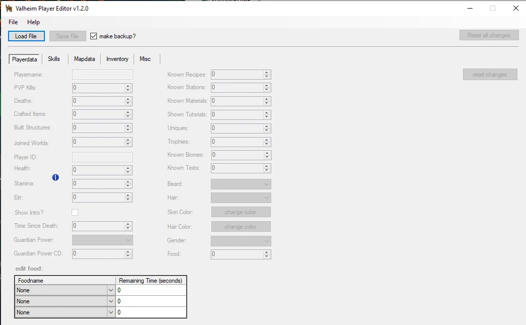 Valheim "Редактор персонажей" [1.3.8]