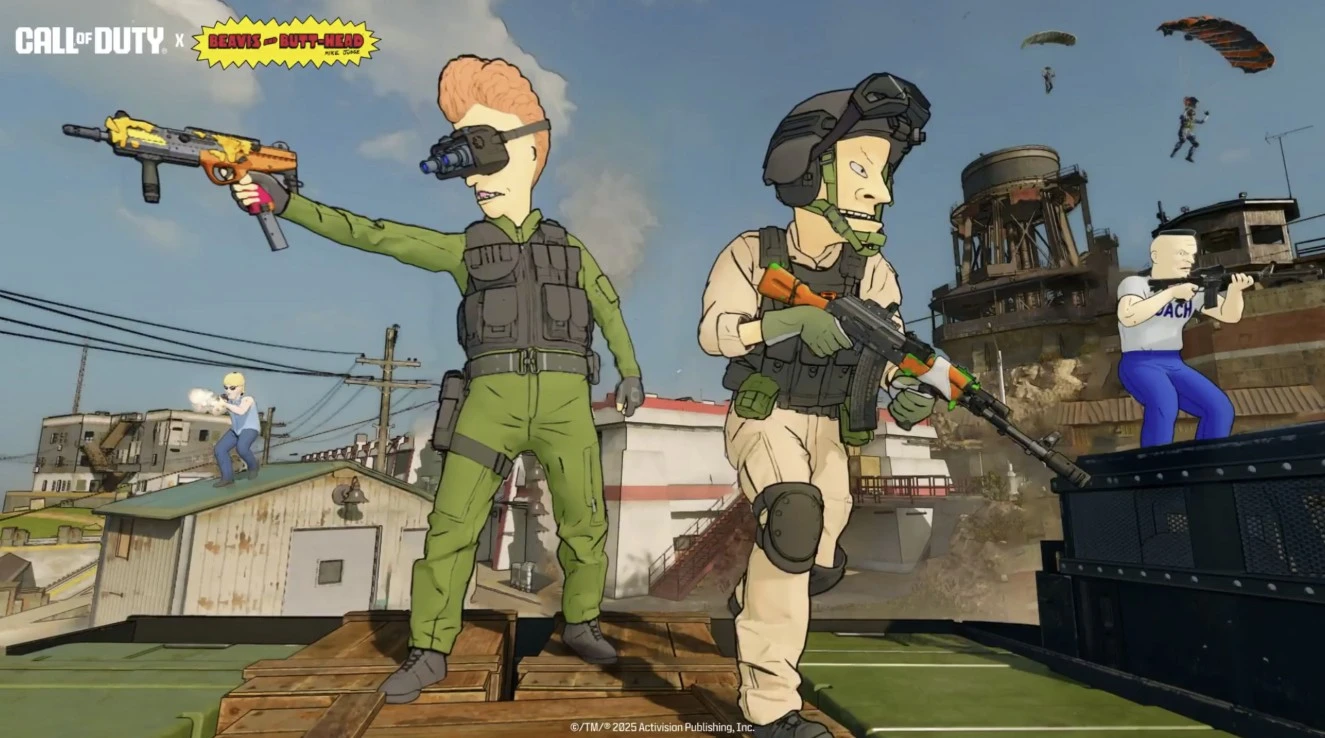 "Хе-хе, он сказал Call of": Бивис и Батт-Хед ворвутся в Black Ops 6 и Warzone