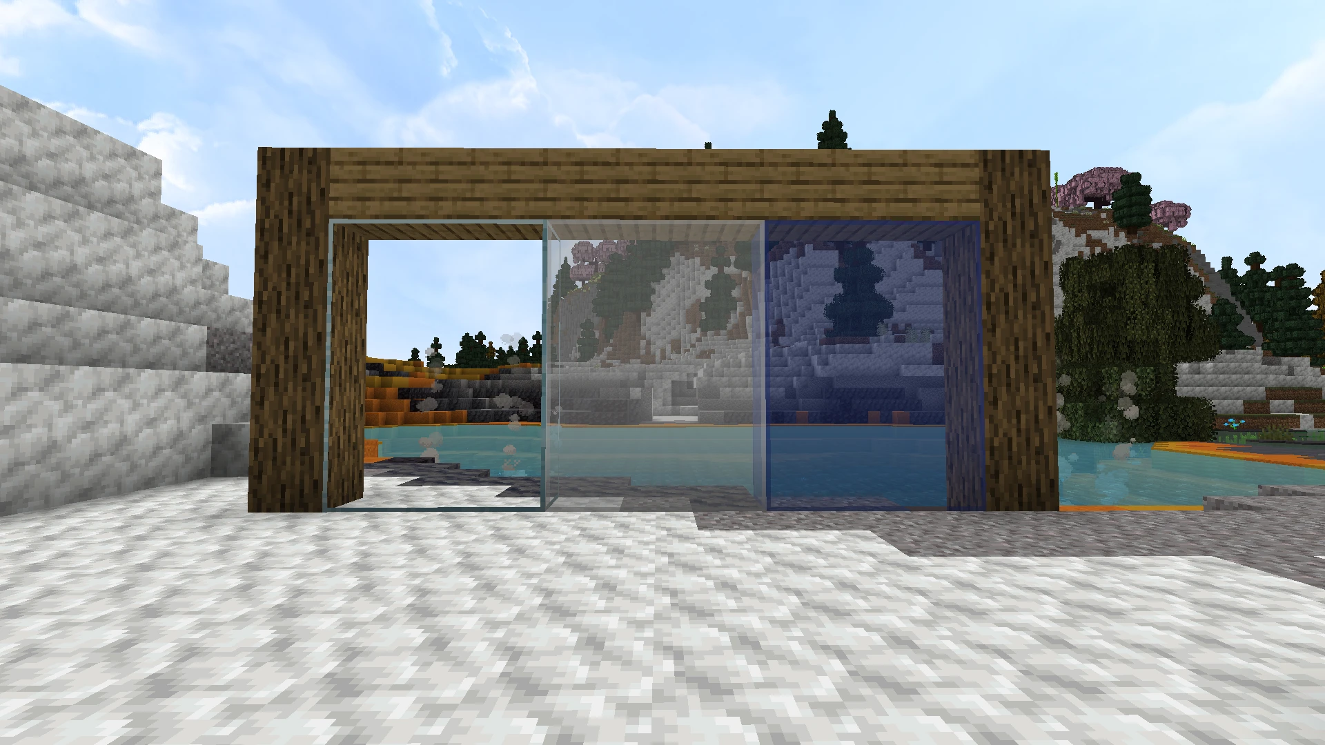 Minecraft "Чистое стекло - Clear Glass" [1.21.8]