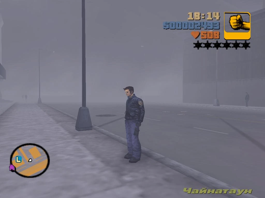 Grand Theft Auto 3 "Регулятор уровня розыска с кнопками на выбор за деньги (GTA3) 1.0"