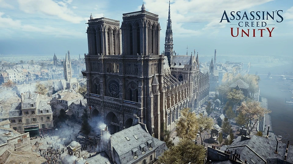 Игроки заваливают Assassin's Creed Unity положительными обзорами после пожара в соборе Нотр-Дам