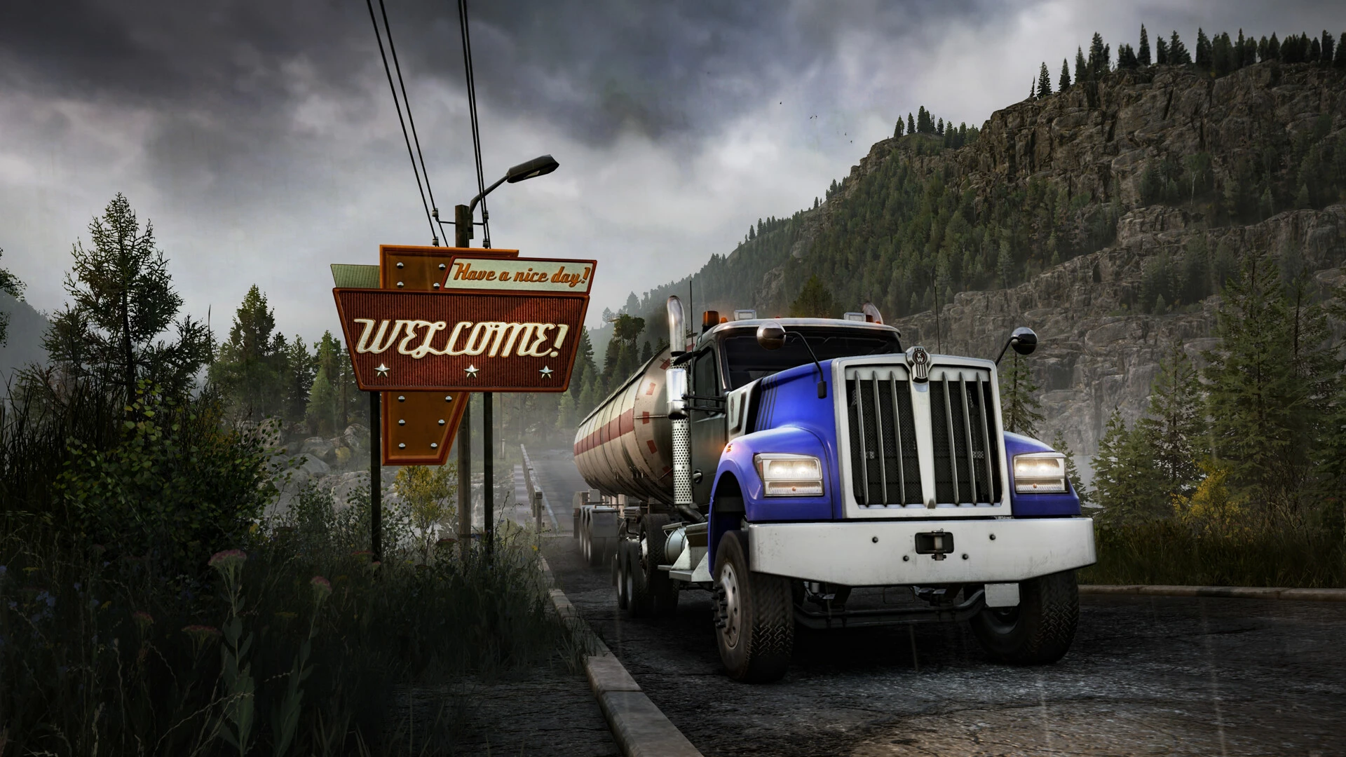 В игру SnowRunner добавлен новый грузовик Kenworth W990