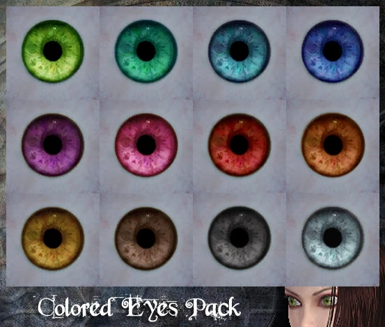 Alice: Madness Returns "Набор цветовых расцветок глаз"